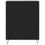 Schwarzes Sideboard aus Holzwerkstoff, 69,5 x 34 x 90 cm von vidaXL, Sideboards - Ref: Foro24-827845, Preis: 95,06 €, Rabatt: %
