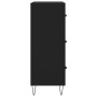 Black engineered wood sideboard 69.5x34x90 cm by vidaXL, Sideboards - Ref: Foro24-827845, Price: 95,06 €, Discount: %