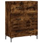 Sideboard aus geräuchertem Eichenholzwerkstoff, 69,5 x 34 x 90 cm von vidaXL, Sideboards - Ref: Foro24-827857, Preis: 81,41 €...