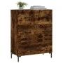 Sideboard aus geräuchertem Eichenholzwerkstoff, 69,5 x 34 x 90 cm von vidaXL, Sideboards - Ref: Foro24-827857, Preis: 80,63 €...