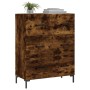 Sideboard aus geräuchertem Eichenholzwerkstoff, 69,5 x 34 x 90 cm von vidaXL, Sideboards - Ref: Foro24-827857, Preis: 81,41 €...