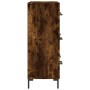 Sideboard aus geräuchertem Eichenholzwerkstoff, 69,5 x 34 x 90 cm von vidaXL, Sideboards - Ref: Foro24-827857, Preis: 81,41 €...
