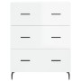 Sideboard aus glänzendem weißem Sperrholz 69,5x34x90 cm von vidaXL, Sideboards - Ref: Foro24-827870, Preis: 107,82 €, Rabatt: %