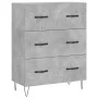Concrete gray engineered wood sideboard 69.5x34x90 cm by vidaXL, Sideboards - Ref: Foro24-827848, Price: 90,80 €, Discount: %