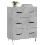 Concrete gray engineered wood sideboard 69.5x34x90 cm by vidaXL, Sideboards - Ref: Foro24-827848, Price: 90,80 €, Discount: %