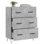 Betongraues Sideboard aus Holzwerkstoff, 69,5 x 34 x 90 cm von vidaXL, Sideboards - Ref: Foro24-827848, Preis: 92,01 €, Rabat...