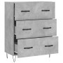 Betongraues Sideboard aus Holzwerkstoff, 69,5 x 34 x 90 cm von vidaXL, Sideboards - Ref: Foro24-827848, Preis: 92,01 €, Rabat...
