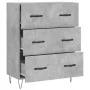 Concrete gray engineered wood sideboard 69.5x34x90 cm by vidaXL, Sideboards - Ref: Foro24-827848, Price: 90,80 €, Discount: %