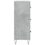 Concrete gray engineered wood sideboard 69.5x34x90 cm by vidaXL, Sideboards - Ref: Foro24-827848, Price: 90,80 €, Discount: %