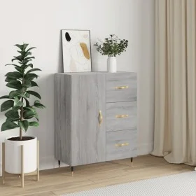 Engineered wood sideboard in Sonoma grey, 69.5x34x90 cm by vidaXL, Sideboards - Ref: Foro24-827898, Price: 77,44 €, Discount: %