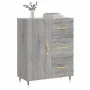 Sonoma Sideboard aus grauem Holzwerkstoff 69,5x34x90 cm von vidaXL, Sideboards - Ref: Foro24-827898, Preis: 77,44 €, Rabatt: %