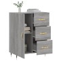 Sonoma Sideboard aus grauem Holzwerkstoff 69,5x34x90 cm von vidaXL, Sideboards - Ref: Foro24-827898, Preis: 78,32 €, Rabatt: %