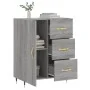 Sonoma Sideboard aus grauem Holzwerkstoff 69,5x34x90 cm von vidaXL, Sideboards - Ref: Foro24-827898, Preis: 77,44 €, Rabatt: %