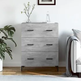 Betongraues Sideboard aus Holzwerkstoff, 69,5 x 34 x 90 cm von vidaXL, Sideboards - Ref: Foro24-827856, Preis: 98,03 €, Rabat...