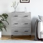 Betongraues Sideboard aus Holzwerkstoff, 69,5 x 34 x 90 cm von vidaXL, Sideboards - Ref: Foro24-827856, Preis: 99,24 €, Rabat...