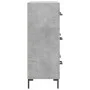 Aparador de madera de ingeniería gris hormigón 69,5x34x90 cm de vidaXL, Aparadores - Ref: Foro24-827856, Precio: 98,01 €, Des...