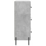 Graues Sideboard aus Holzwerkstoff Beton 69,5x34x90 cm von vidaXL, Sideboards - Ref: Foro24-827864, Preis: 107,29 €, Rabatt: %