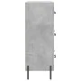 Graues Sideboard aus Holzwerkstoff Beton 69,5x34x90 cm von vidaXL, Sideboards - Ref: Foro24-827864, Preis: 105,95 €, Rabatt: %
