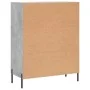 Graues Sideboard aus Holzwerkstoff Beton 69,5x34x90 cm von vidaXL, Sideboards - Ref: Foro24-827864, Preis: 105,95 €, Rabatt: %