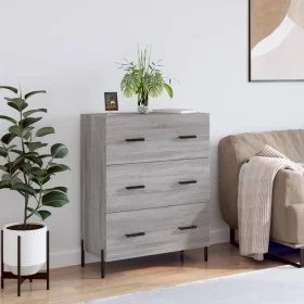 Engineered wood sideboard in Sonoma grey, 69.5x34x90 cm by vidaXL, Sideboards - Ref: Foro24-827866, Price: 109,67 €, Discount: %