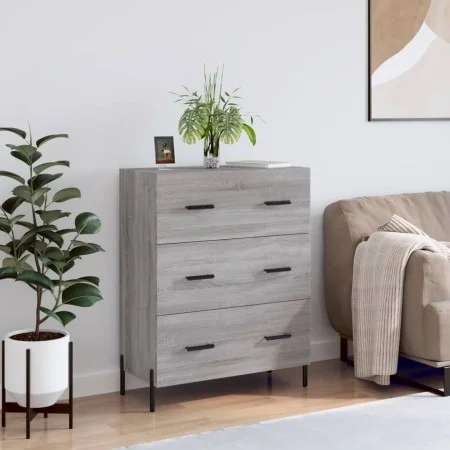 Engineered wood sideboard in Sonoma grey, 69.5x34x90 cm by vidaXL, Sideboards - Ref: Foro24-827866, Price: 109,67 €, Discount: %