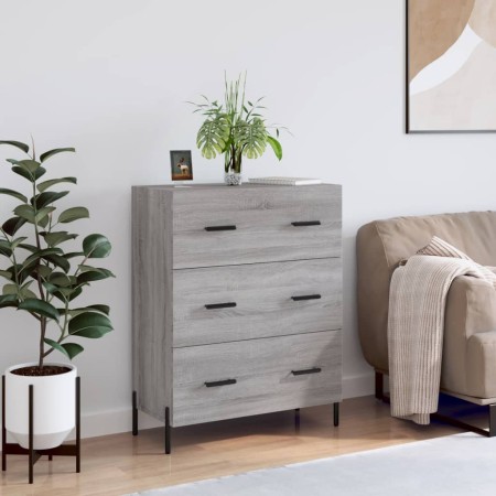 Sonoma Sideboard aus grauem Holzwerkstoff 69,5x34x90 cm von vidaXL, Sideboards - Ref: Foro24-827866, Preis: 110,94 €, Rabatt: %
