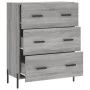 Engineered wood sideboard in Sonoma grey, 69.5x34x90 cm by vidaXL, Sideboards - Ref: Foro24-827866, Price: 109,67 €, Discount: %