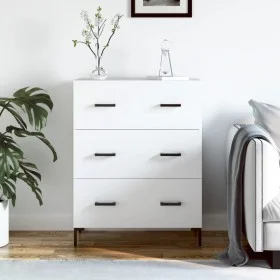 White engineered wood sideboard 69.5x34x90 cm by vidaXL, Sideboards - Ref: Foro24-827852, Price: 101,42 €, Discount: %