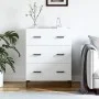 White engineered wood sideboard 69.5x34x90 cm by vidaXL, Sideboards - Ref: Foro24-827852, Price: 101,41 €, Discount: %