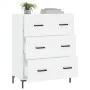 White engineered wood sideboard 69.5x34x90 cm by vidaXL, Sideboards - Ref: Foro24-827852, Price: 101,41 €, Discount: %