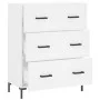 White engineered wood sideboard 69.5x34x90 cm by vidaXL, Sideboards - Ref: Foro24-827852, Price: 101,41 €, Discount: %