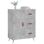 Concrete gray engineered wood sideboard 69.5x34x90 cm by vidaXL, Sideboards - Ref: Foro24-827888, Price: 66,99 €, Discount: %