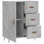 Concrete gray engineered wood sideboard 69.5x34x90 cm by vidaXL, Sideboards - Ref: Foro24-827888, Price: 66,40 €, Discount: %