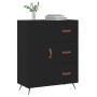 Engineered wood black sideboard 69.5x34x90 cm by vidaXL, Sideboards - Ref: Foro24-827885, Price: 93,86 €, Discount: %