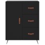 Engineered wood black sideboard 69.5x34x90 cm by vidaXL, Sideboards - Ref: Foro24-827885, Price: 93,86 €, Discount: %