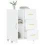 White engineered wood sideboard 69.5x34x90 cm by vidaXL, Sideboards - Ref: Foro24-827892, Price: 94,07 €, Discount: %