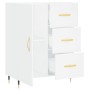 Aparador de madera de ingeniería blanco 69,5x34x90 cm de vidaXL, Aparadores - Ref: Foro24-827892, Precio: 95,21 €