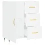 White engineered wood sideboard 69.5x34x90 cm by vidaXL, Sideboards - Ref: Foro24-827892, Price: 94,07 €, Discount: %