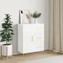 Sideboard aus glänzendem weißem Sperrholz 69,5x34x90 cm von vidaXL, Sideboards - Ref: Foro24-827902, Preis: 101,53 €, Rabatt: %