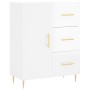 Sideboard aus glänzendem weißem Sperrholz 69,5x34x90 cm von vidaXL, Sideboards - Ref: Foro24-827902, Preis: 102,80 €, Rabatt: %