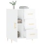 Sideboard aus glänzendem weißem Sperrholz 69,5x34x90 cm von vidaXL, Sideboards - Ref: Foro24-827902, Preis: 102,80 €, Rabatt: %