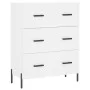 White engineered wood sideboard 69.5x34x90 cm by vidaXL, Sideboards - Ref: Foro24-827860, Price: 114,20 €, Discount: %