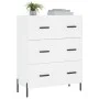 Weißes Sideboard aus Holzwerkstoff, 69,5 x 34 x 90 cm von vidaXL, Sideboards - Ref: Foro24-827860, Preis: 114,20 €, Rabatt: %