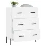 White engineered wood sideboard 69.5x34x90 cm by vidaXL, Sideboards - Ref: Foro24-827860, Price: 114,20 €, Discount: %