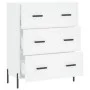 White engineered wood sideboard 69.5x34x90 cm by vidaXL, Sideboards - Ref: Foro24-827860, Price: 114,20 €, Discount: %