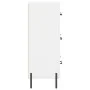 White engineered wood sideboard 69.5x34x90 cm by vidaXL, Sideboards - Ref: Foro24-827860, Price: 114,20 €, Discount: %