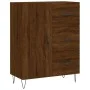 Sideboard aus eichenbraunem Holzwerkstoff, 69,5 x 34 x 90 cm von vidaXL, Sideboards - Ref: Foro24-827915, Preis: 91,39 €, Rab...