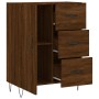 Oak brown engineered wood sideboard 69.5x34x90 cm by vidaXL, Sideboards - Ref: Foro24-827915, Price: 92,65 €, Discount: %