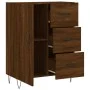 Sideboard aus eichenbraunem Holzwerkstoff, 69,5 x 34 x 90 cm von vidaXL, Sideboards - Ref: Foro24-827915, Preis: 91,39 €, Rab...