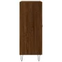 Oak brown engineered wood sideboard 69.5x34x90 cm by vidaXL, Sideboards - Ref: Foro24-827915, Price: 91,39 €, Discount: %
